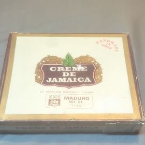 Creme de Jamaica Cigar Box